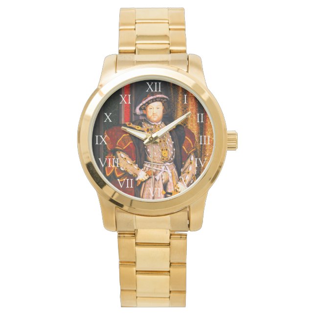 Henry VIII Tudors History Kung England sex Wives Armbandsur (Framsida)