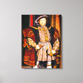 Henry VIII Tudors History Kung England sex Wives Canvastryck