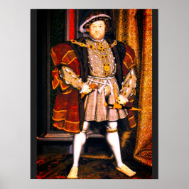Henry VIII Tudors History Kung England sex Wives Poster