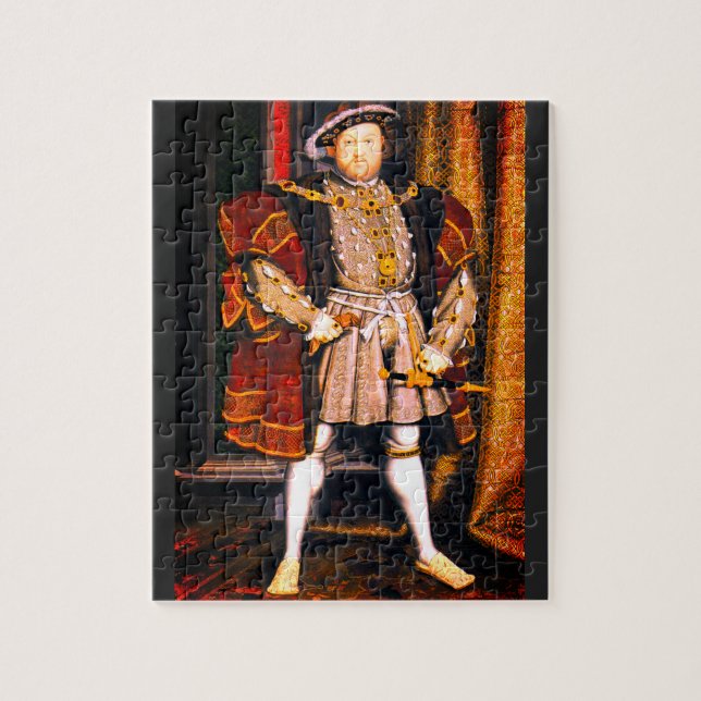 Henry VIII Tudors History Kung England sex Wives Pussel (Vertikal)