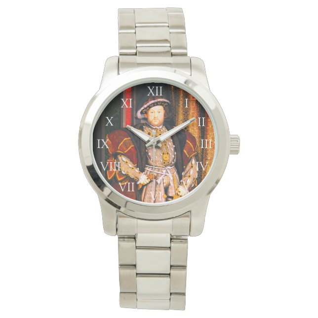 Henry VIII Tudors History Kung England sex Wives W Armbandsur (Framsida)