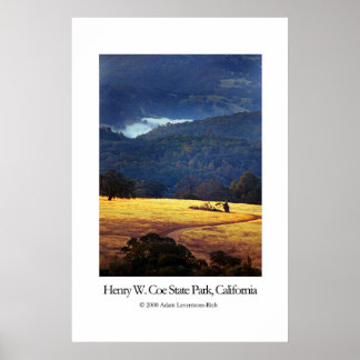 Henry W. Coe State Park, Kalifornien Poster