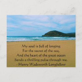 Henry Wadsworth Longmeder Andlig Quote Vykort