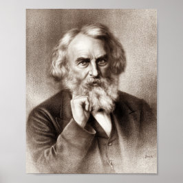 Henry Wadsworth Longmeders - American Poet Poster