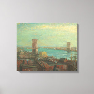 Henry Ward Skogsvaktare - Brooklyn Bridge Canvastryck