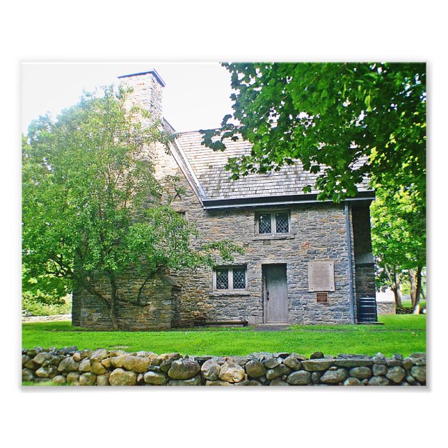 Henry Whitfield House Photo Print Fototryck (Framsidan)