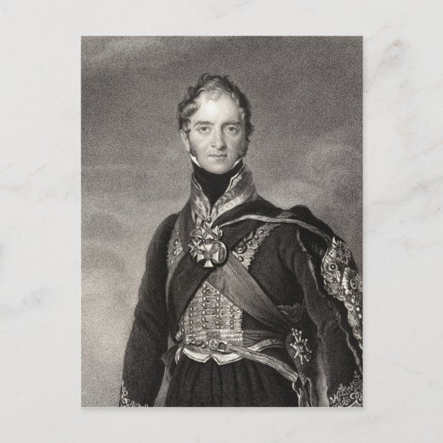 Henry William Paget Vykort (Framsida)