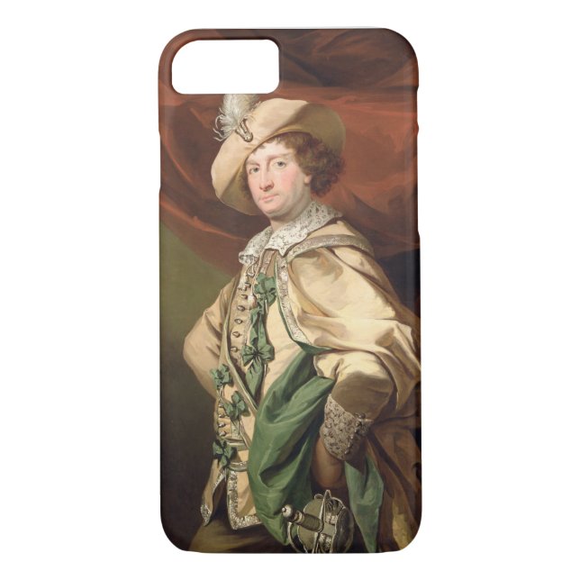 Henry Woodward som Petruchio, c.1773-74 (olja kan Case-Mate iPhone Skal (Baksida)