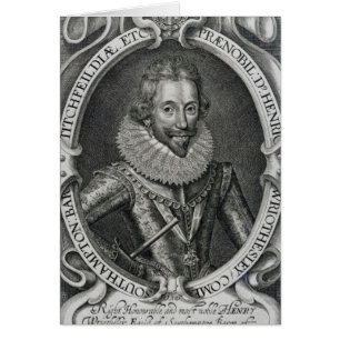 Henry Wriothesley, 3rd Earl av Southampton, 1617 Hälsningskort