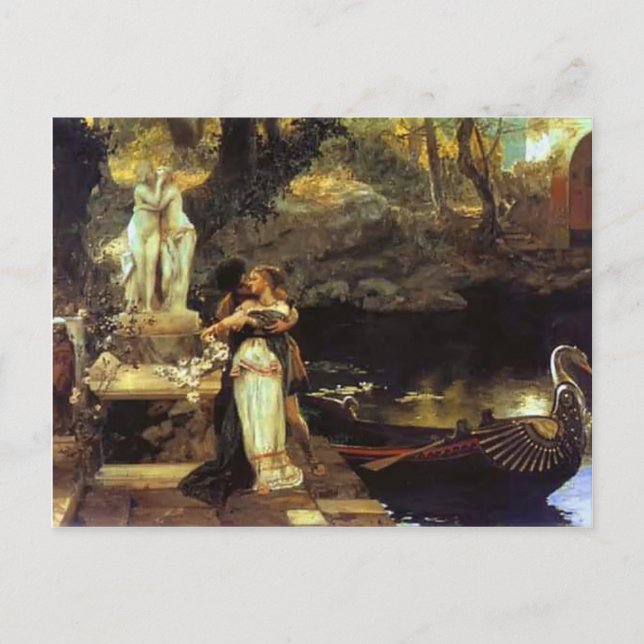 Henryk Siemiradzki- följt exemplet Gods Vykort (Framsida)