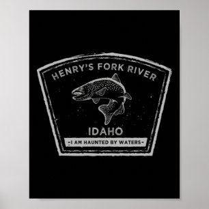 Henry's Fork River Idaho Flygfiske Poster