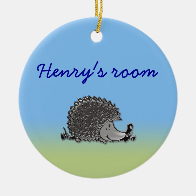 Henry's rum julgransprydnad keramik (Framsidan)