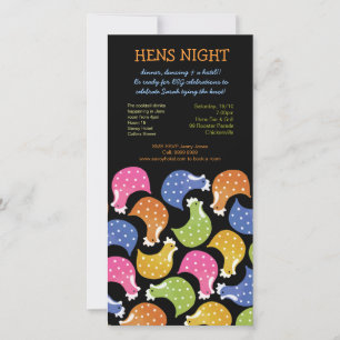 Hens Night Bachelorette Party Event Funny Inbjudan
