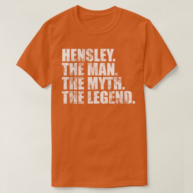Hensley-familjen namn Hensley, efternamn Hensl T Shirt (Design framsida)