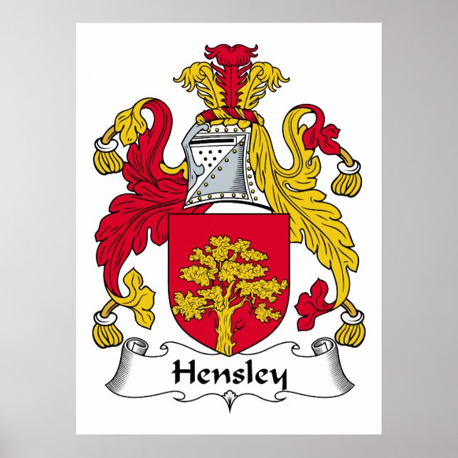 Hensley Family Crest Poster (Framsidan)