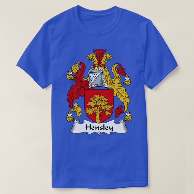 Hensley Jackar om Arm Family Crest T Shirt (Design framsida)