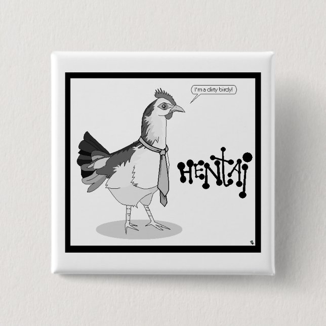 Hentai (emblem) knapp (Framsida)