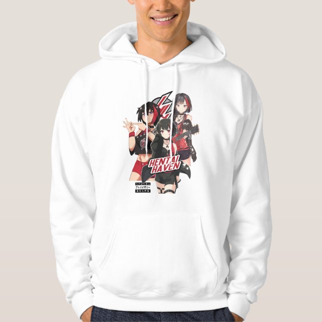 Hentai Haven-Chan HentaiHaven Hoodie (Framsida)