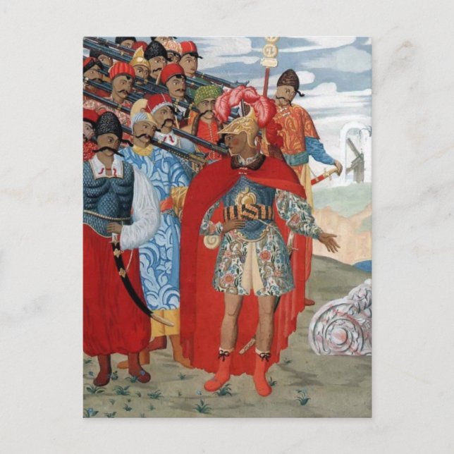 Heorhiy Narbut- Illustration for 'Aeneid' Vykort (Framsida)