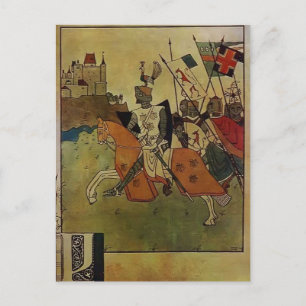 Heorhiy Narbut-Illustration till Rolands Sång Vykort
