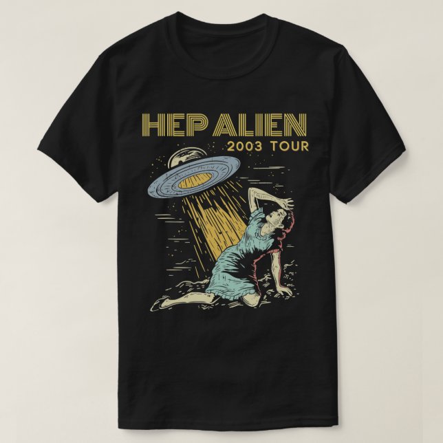 Hep Alien Band Tee - Pop Culture Tee T-Shirt (Design framsida)