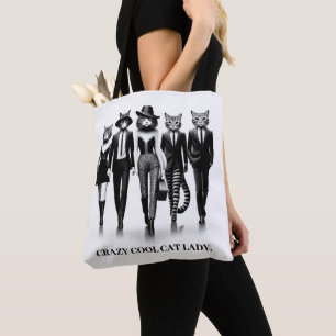 Hep Cat Catwalk-modeller som går catwalken Tygkasse