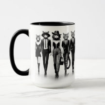 Hep Cat Runway Models Walting the Catpromenader