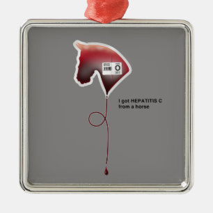 Hepatit C Julgransprydnad Metall