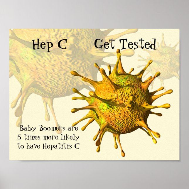 Hepatit C - testas Poster (Framsidan)