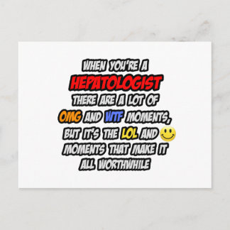 Hepatolog ... OMG WTF LOL Vykort