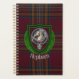 Hepburn Scottish Clan Tartan & Crest
