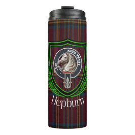 Hepburn Scottish Clan Tartan & Crest