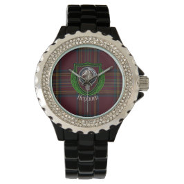 Hepburn Scottish Clan Tartan & Crest Armbandsur