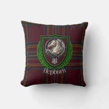 Hepburn Scottish Klan Tartan & Vapensköld