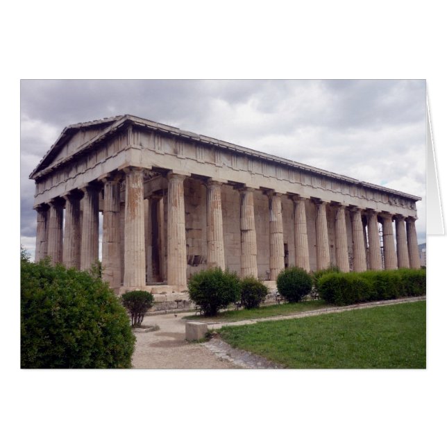 hephaestus long hälsningskort (Framsidan Horizontal)