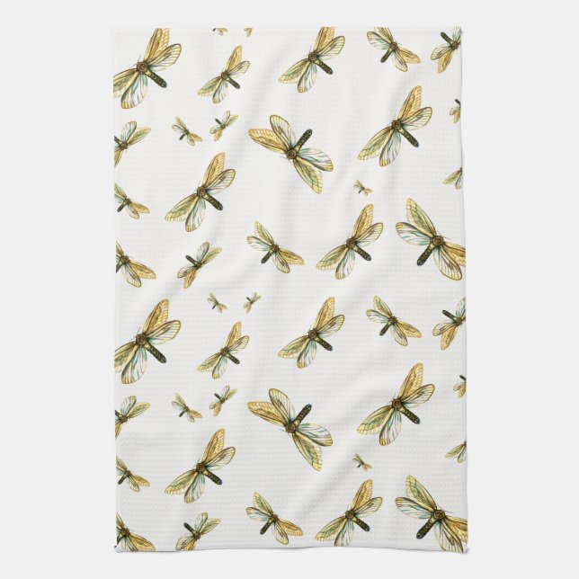 Hepialus humuli women - Ghost Moth eller Ghost Swi Kökshandduk (Vertikal)