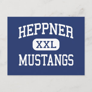 Heppner - Mustangs - High School - Heppner Oregon Vykort