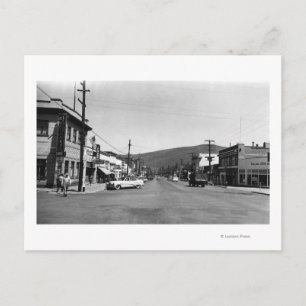 Heppner, Oregon Main Street View Photograph Vykort