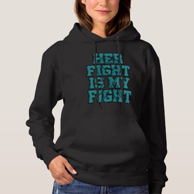 Her Fight Is My Fight Batten Disease Advocate Batt T Shirt (Framsida)
