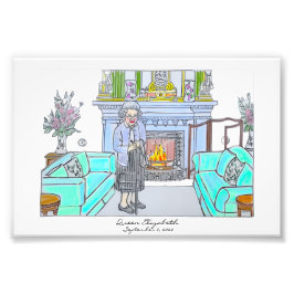 Her Majesty, Queen Elizabeth II Fototryck