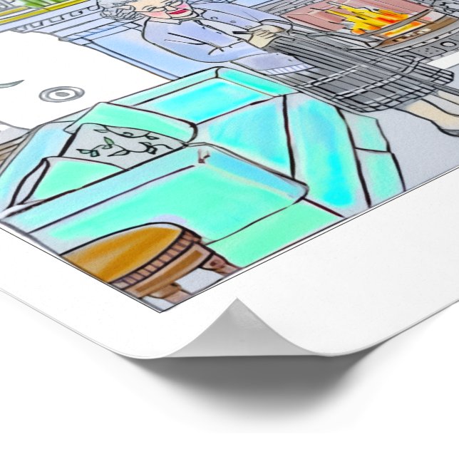 Her Majesty, Queen Elizabeth II Poster (Hörn)