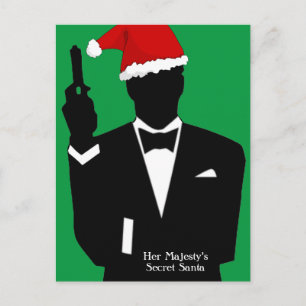 Her Majesty's Secret Santa Helg Vykort