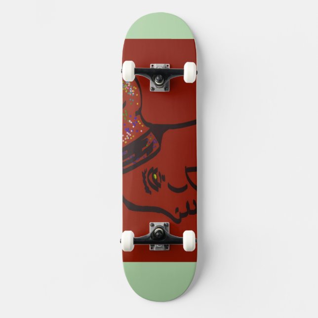 Her Name Is Light Skateboard (Framsida)