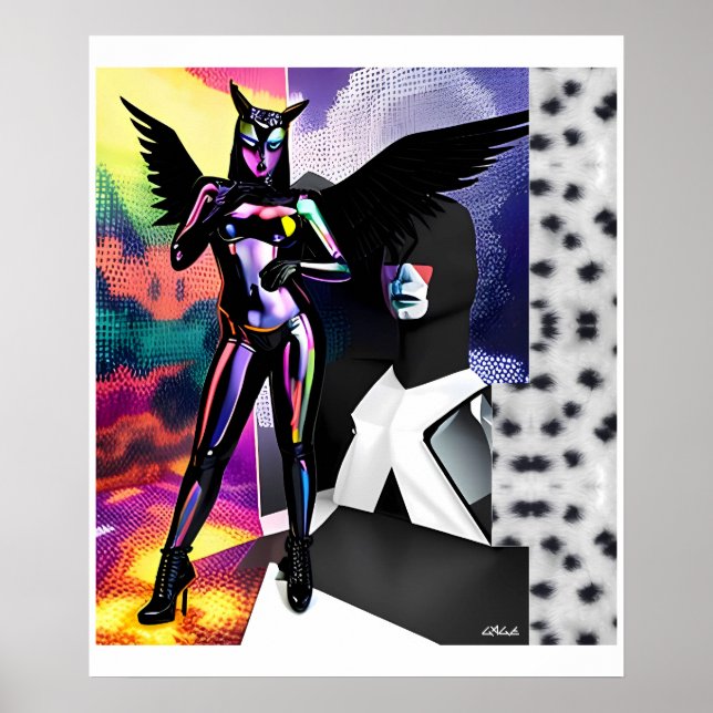 Her New Memphis Design Party Poster (Framsidan)