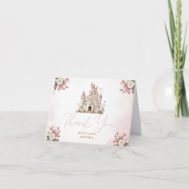 Her royal five-ness Princess Birthday Castle Tack Kort