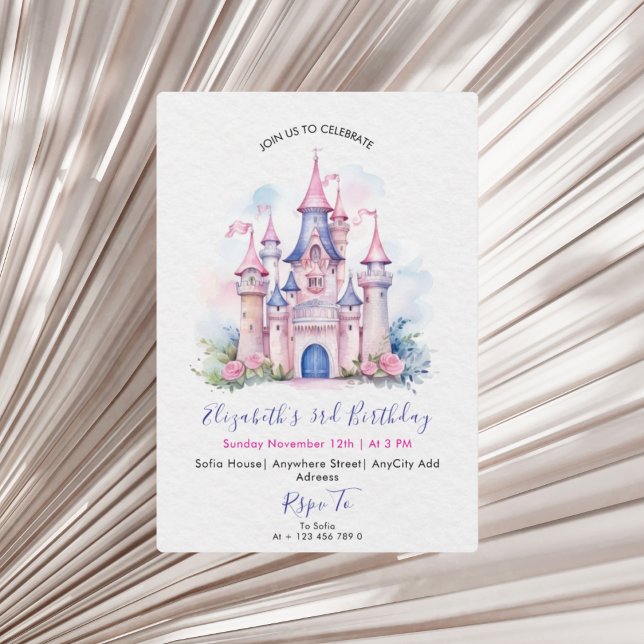 Her Royal Highness Princess Birthday Party Invite Inbjudningar (Skapare uppladdad)