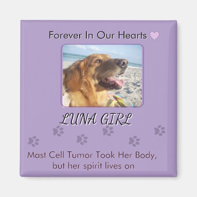 Her Spirit Stays Close to Home Magnet (Framsidan)