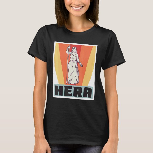Hera Greece God Greek Mythology Ancient Greece T Shirt (Framsida)