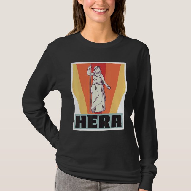 Hera Greece God Greek Mythology Ancient Greece T Shirt (Framsida)