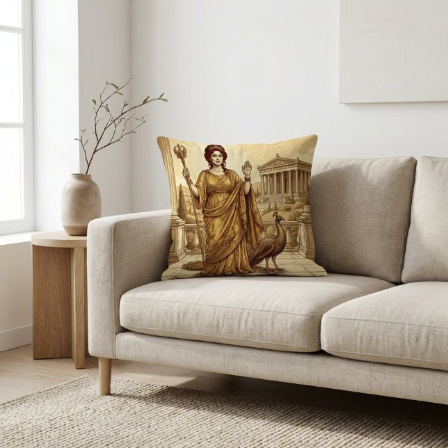 Hera Grekisk Gudinna Kudde (Skapare uppladdad)